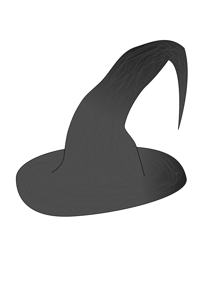 OnlineLabels Clip Art - Wizard Hat